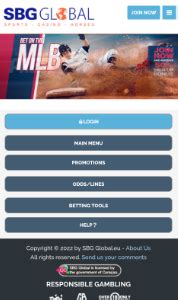sbg global mobile site|SBG Global Sportsbook March 2024 .